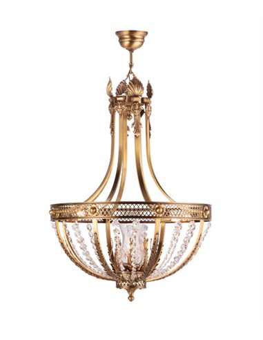 Ceiling light – Copenlamp - Classic pendant lamp, Asfour Crystals