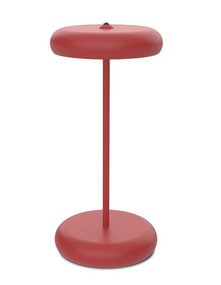 Lámpara de mesa Boina – Pujol – Lámpara LED regulable, Acabados amarillo o azul