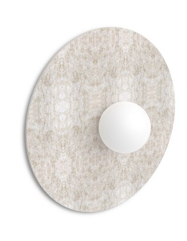 Plafón de techo Acustic – Pujol – Lámpara acústica redonda, Fabricada en polietileno reciclado