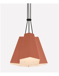 Maya pendant light - Foc - Lacquered aluminium decorative lamp, 3 lights