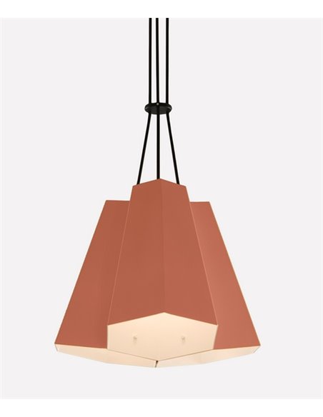 Maya pendant light - Foc - Lacquered aluminium decorative lamp, 3 lights