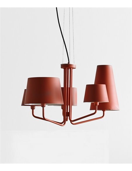 Tria pendant light - Foc – Modern lamp with 5 shades