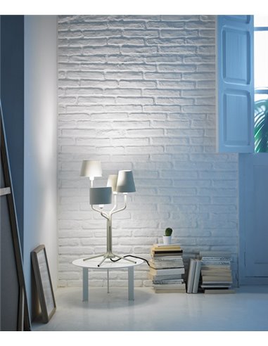 Tria table lamp – Foc – Modern fog blue light