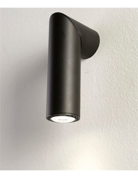 Giro wall light – Foc – Reading lamp, Adjustable head, Metal copper/black/white