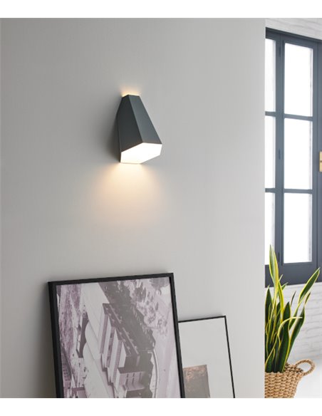 Maya wall light  – Foc – Decorative lamp, Blue/White Metal