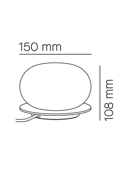 Plafón de techo Knock 1l