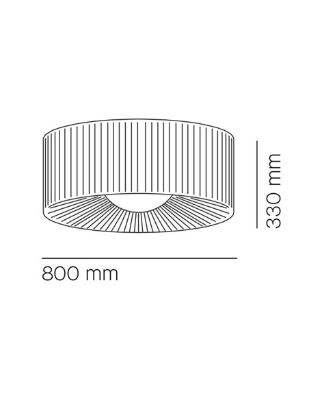Plafón de techo Lap