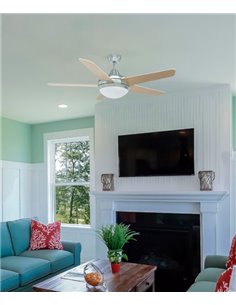 Ventilador de techo acabado madera haya 5 aspas – Vento – Exo – Novolux Lighting