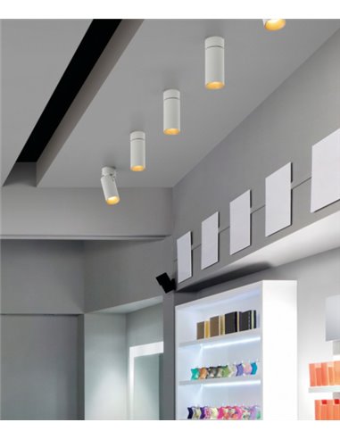 LED white aluminum spotlight in 3 finishes 3000K – Hidra – Indeluz - Novolux