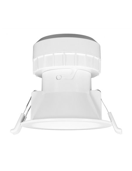Pulcom Round recessed ceiling light - Beneito & Faure - Round spotlight, Adjustable colour temperature: 2.700K/3.200K/4.000K, Di