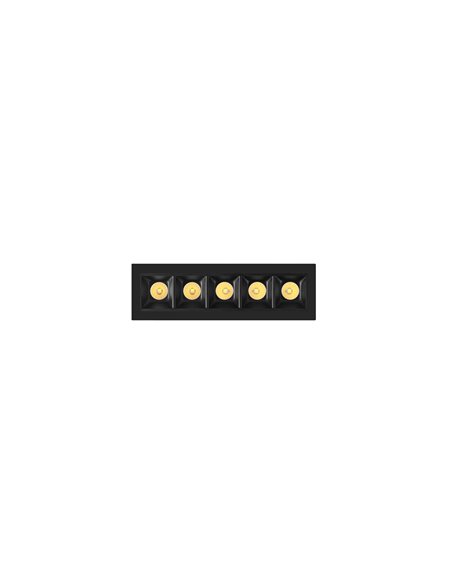 Tram 5 recessed ceiling light - Beneito & Faure - Tuya Technology, Adjustable colour temperature: 2.700K-6.000K