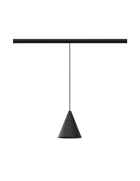 Zoe magnetic track pendant light 48V - Beneito & Faure - LED decorative lamp 2700K/3000K, Ø 7,2 cm