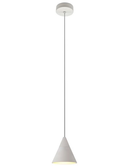 Zoe pendant lamp - Beneito & Faure - Decorative LED lamp 2700K/3000K, Aluminium black or white