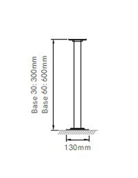 Clos outdoor bollard - Beneito & Faure - LED lamp 8W/16W, IP65, Dimensions height: 30 cm or 60 cm