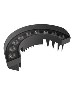 Signal floor lamp - Beneito & Faure - Outdoor spotlight LED 3000K, Aluminium dark grey 2