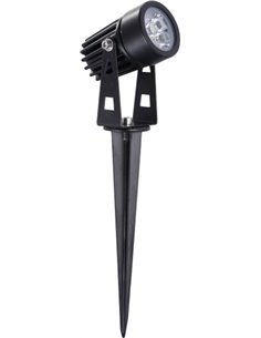 Zas Round outdoor floor lamp - Beneito & Faure - Modern LED 3000K stake, garden light