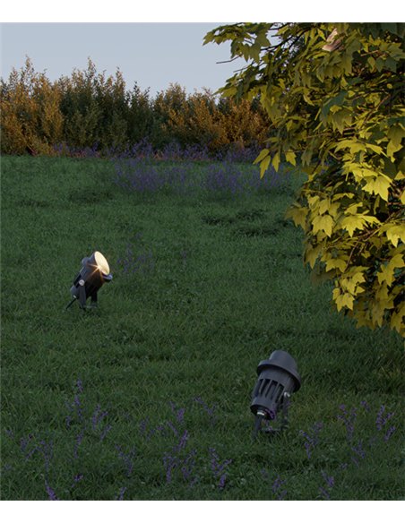 Fade outdoor floor lamp - Beneito & Faure - Modern LED light 3000K/4000K, IP65, Size: 27 cm