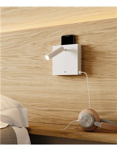 Sweet wall lamp - Beneito & Faure - LED lamp with 3 intensities, including charger and USB