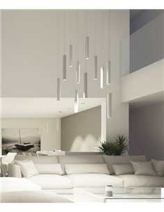 Atmos Slim pendant light - Beneito & Faure - LED lamp, Dimmable colour temperature: 2700K-4000K, Ø 3 cm