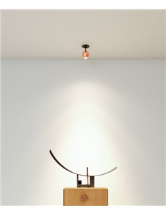 Bora recessed ceiling spotlight - Beneito & Faure - LED lamp 2700K/3000K, Available in several finishes, Dimensions: Ø 5 cm / 7  2