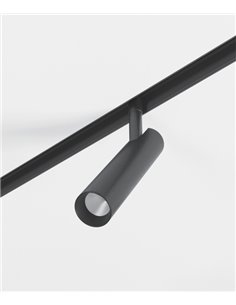 Alp 48V magnetic track light - Beneito & Faure - Adjustable spotlight LED 2700K / 3000K, Aluminium black or white