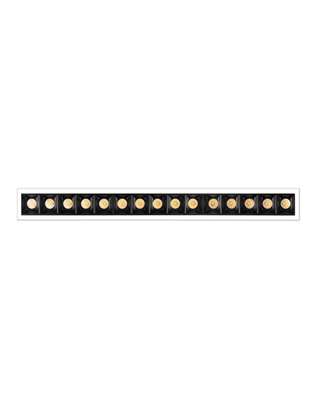 Tram 15 recessed ceiling light - Beneito & Faure - Tuya Technology, Adjustable colour temperature: 2.700K-6.000K