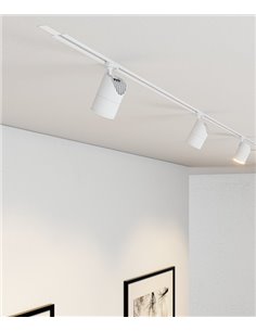 Konic three-phase track spot Konic - Beneito & Faure - Lamp with swivel head, Adjustable colour temperature 2.700K / 3.200K / 4.