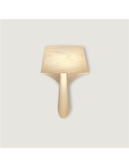 Aplique de pared de madera natural en 11 colores - Air - LZF