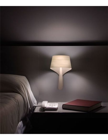 Aplique de pared de madera natural en 11 colores - Air - LZF