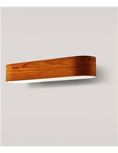 Aplique de pared de madera natural en 11 colores - I Club - LZF 2