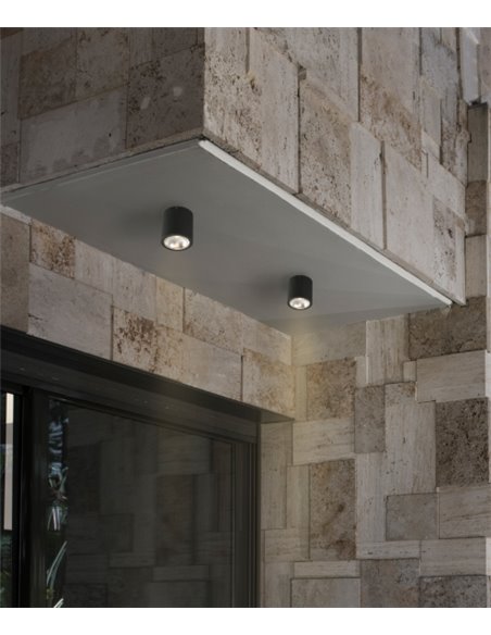Lámpara plafón minimalista gris oscuro – Goz – Faro