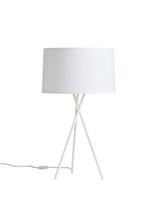 Loulu Floor Lamp - Massmi - Tripod lamp, Cotton lampshade, Height: 168 cm 2