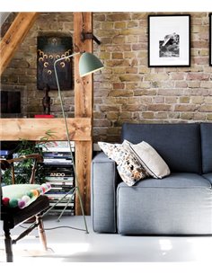 Floor lamp Hat - Massmi - Tripod lamp, Painted iron structure, Height: 143 cm