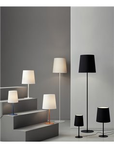 Petit floor lamp - Massmi - Conical lampshade in translucent cotton, Height: 176 cm 2