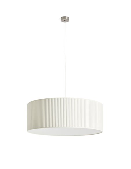 Simplicity pendant light - Massmi - Pleated round lampshade, Available in 4 sizes