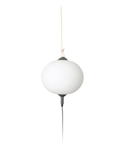 Saigon outdoor portable light and pendant light - Faro - Dark grey+white, E27 2