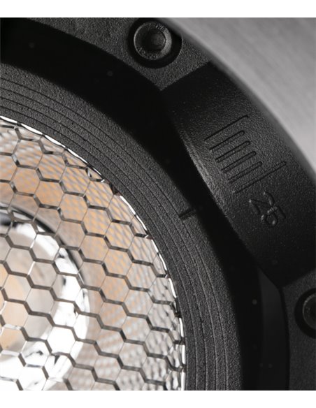 Lámpara LED de techo empotrable orientable gris – Geiser – Faro