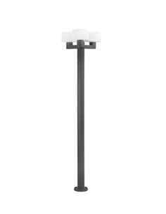 Muffin outdoor street light - Faro - 3 lights, Dark grey, 211.5 cm 2