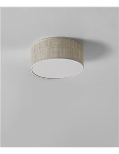 Simplicity ceiling light - Massmi - Linen ceiling light, Available in 5 sizes
