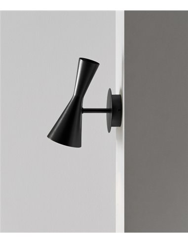 Exa wall light - Massmi - Painted iron structure, Vintage lamp