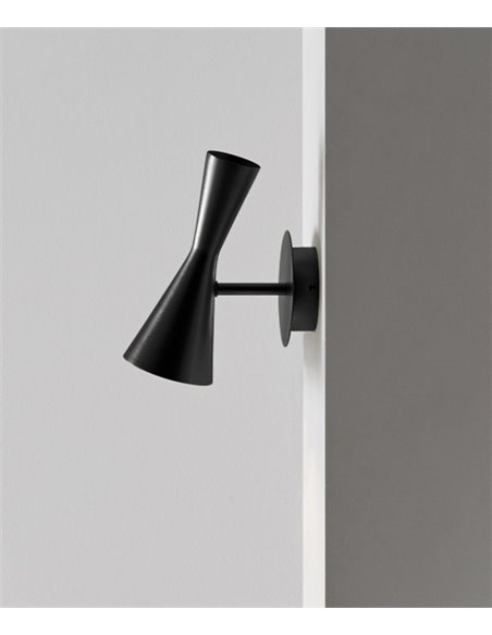 Exa wall light - Massmi - Painted iron structure, Vintage lamp