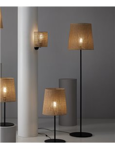 Kanatan floor lamp - Massmi - Gratting shade, Height: 130 cm, 1xE27 2