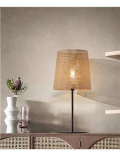Kanatan table lamp - Massmi - Gratting shade light, Height: 62 cm