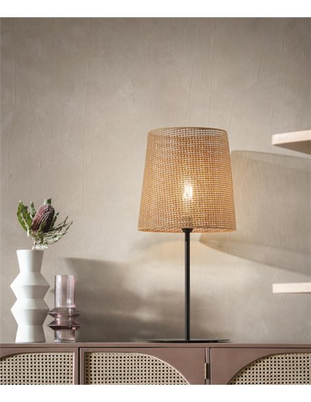 Kanatan table lamp - Massmi - Gratting shade light, Height: 62 cm