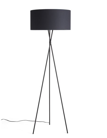 Loulu table lamp - Massmi - Decorative tripod lamp, Cotton shade
