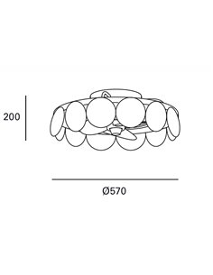 Cil ceiling fan with light - FORLIGHT - DC fan, Suitable for outdoor use, 6 speed, Adjustable colour temperature, LED 2