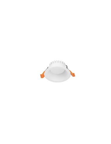 Jet recessed downlight - FORLIGHT - Round ceiling lamp in white aluminium, LED 3000K or 4000K, 4 sizes