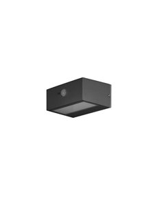Top solar wall light - FORLIGHT - Outdoor anthracite wall light, LED 3000K 400lm