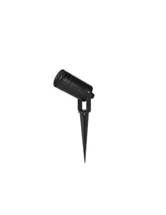Jumbo outdoor stake light - FORLIGHT - Floodlight black, Suitable for saline environments, GU10 IP65