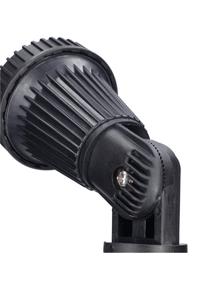 Outdoor stake light - FORLIGHT - Black ground spotlight, GU10 IP65, Suitable for use in saline environments